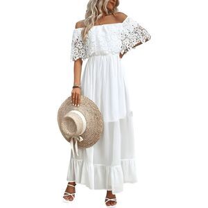 Camila Blanco Womens  Maxi Dress